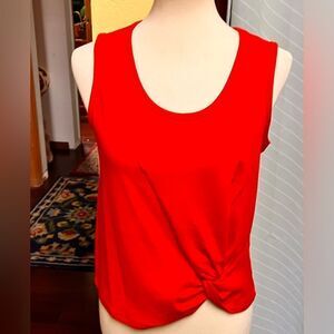 Brand New Vibrant Ted Cabi Tank Top Knotted Bottom Size XS #YC6